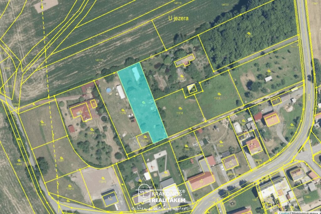 katastralni mapa pozemku NOvé Dvory