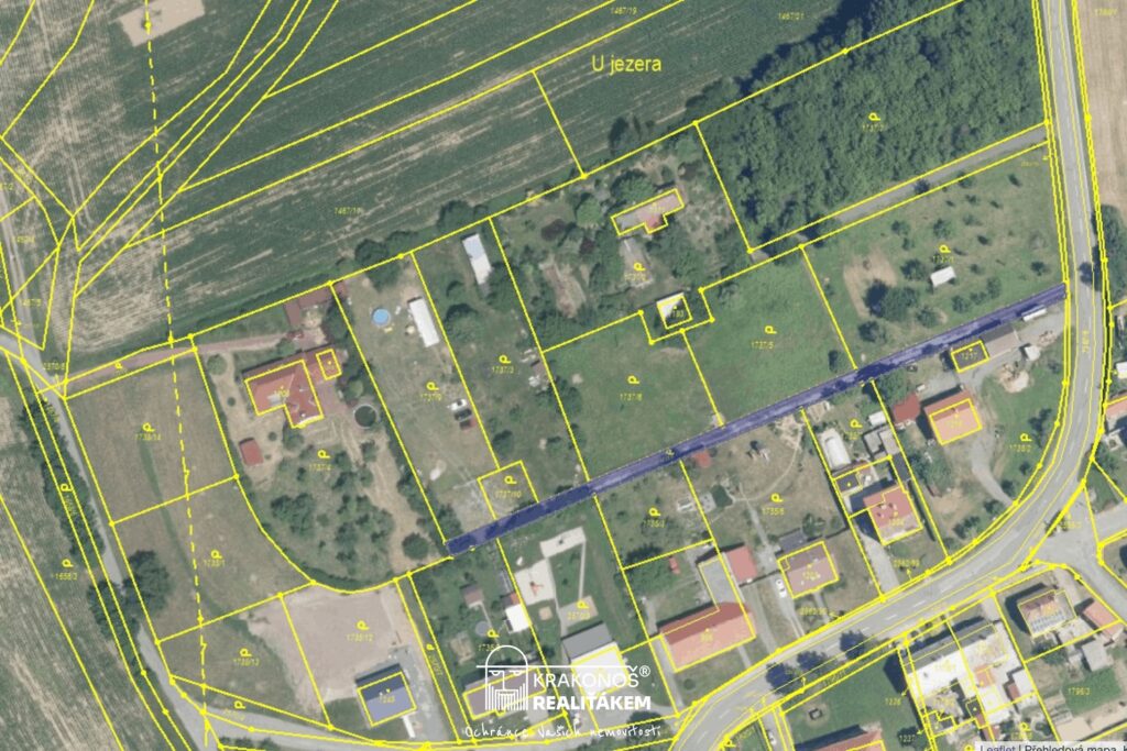 katastralni mapa pozemku NOvé Dvory